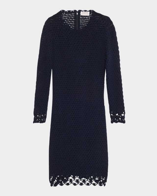 Re-Edition Scalloped Boucle Knit Dress